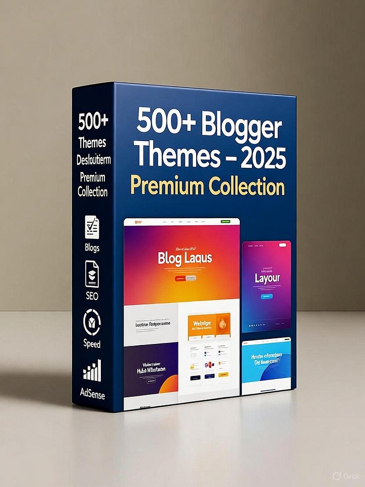 500+ Premium Blogger Themes – Responsive, SEO-Friendly & AdSense-Ready Templates product image (1)