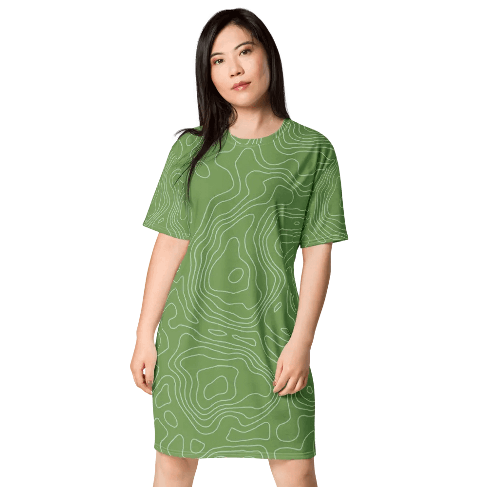 All-Over Print T-Shirt Dress product image (1)
