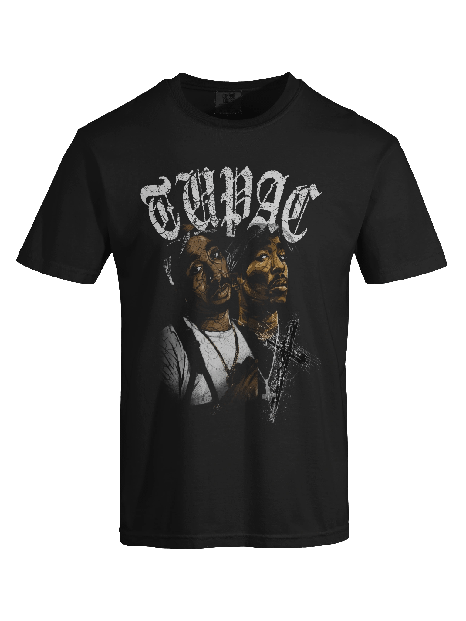 2Pac Hip Hop Legend Black Tee product image (7)