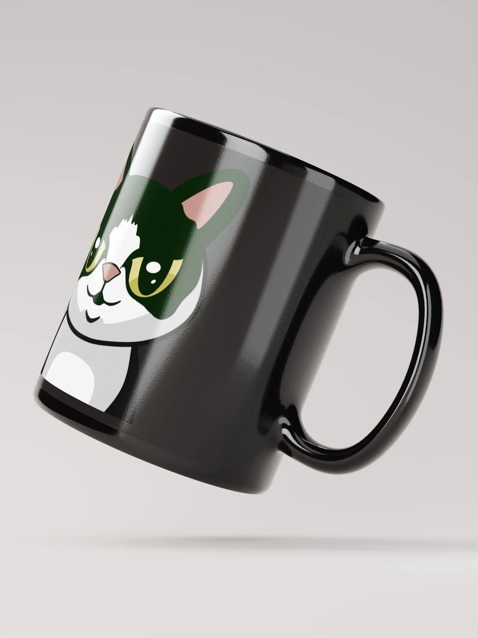 Miki Black Glossy Mug product image (5)