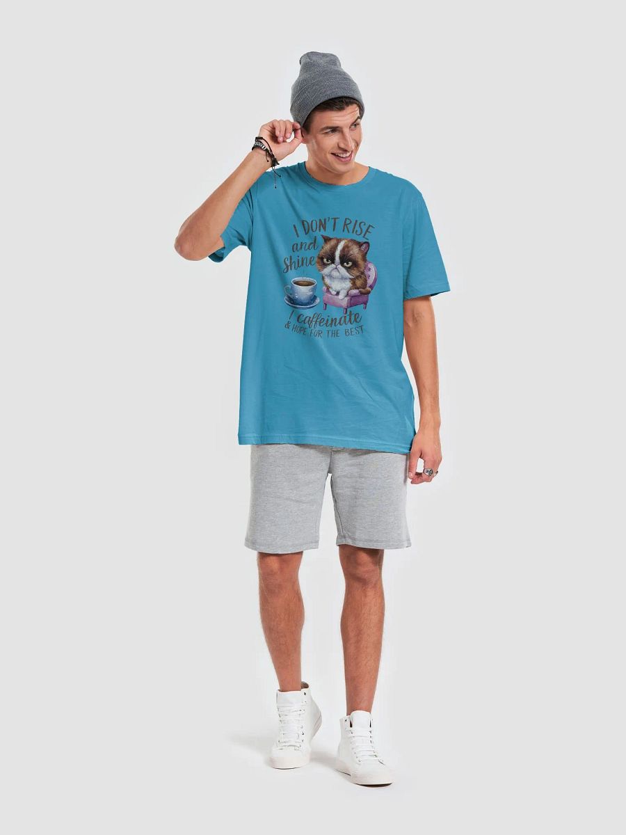 I Don't Rise and Shine, I Caffeinate Grumpy Cat T-Shirt product image (2)