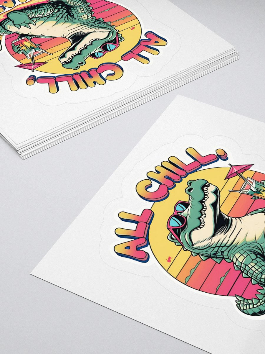 Chill Gator Beach Vibes Sticker Set product image (12)