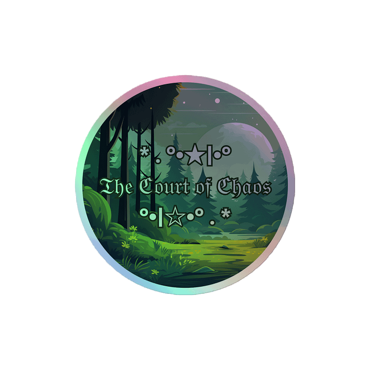 The Court of Chaos Holo Sticker product image (2)