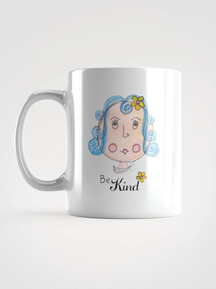 Whimsical Be Kind White Glossy Mug product image (1)