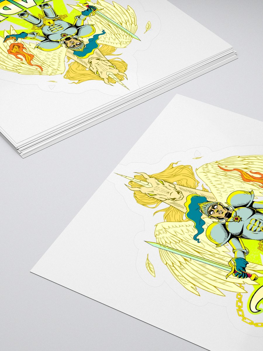 Dark Fantasy Paladin - Sticker product image (11)