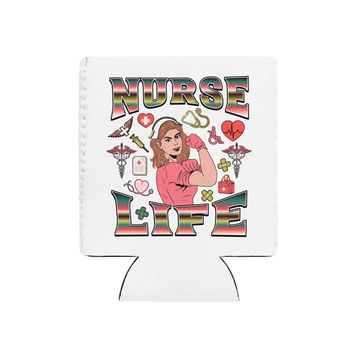 Nurse Life Can Cooler product image (1)