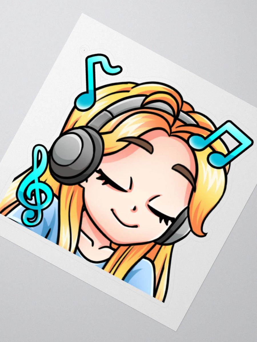 Melissa Chill Emote Sticker product image (2)