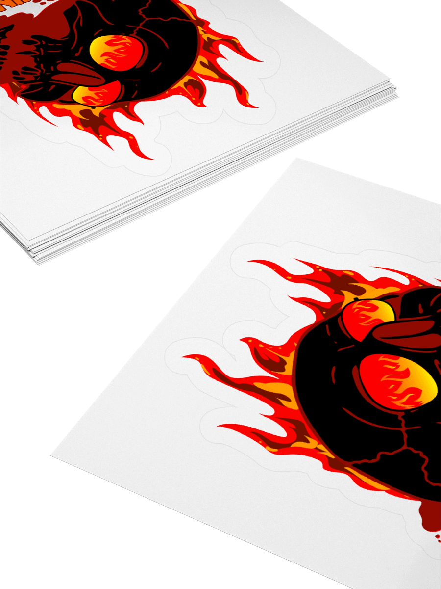 Small My Everything Hurts! Red Skull Sticker product image (4)