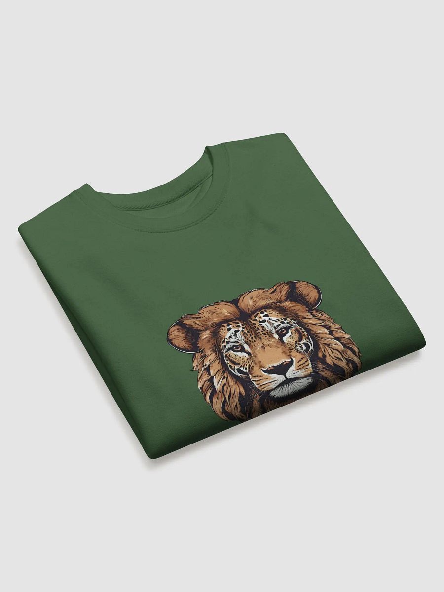 Lion-Leopard Hybrid Illustrated Premium Sweatshirt product image (19)