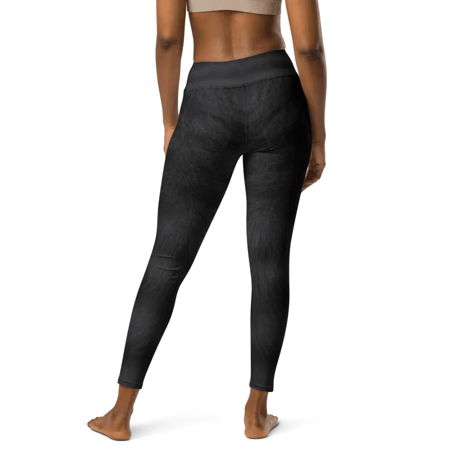 Black Tabby Cat Yoga Leggings product image (3)