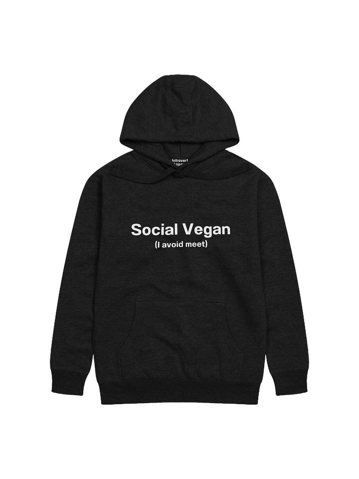 Social Vegan (I avoid meet) Unisex Hoodie product image (2)