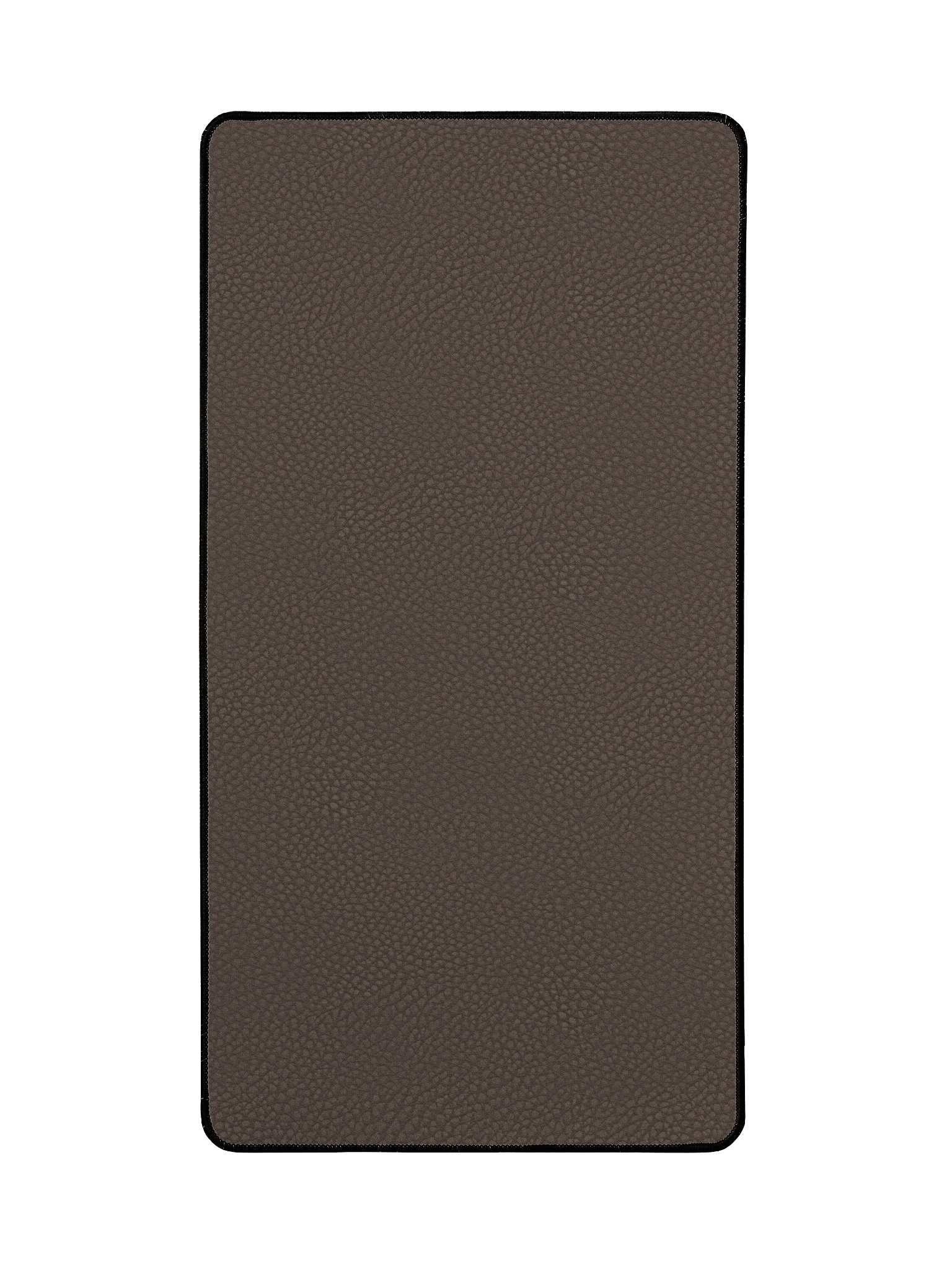 Stylish Brown Leather Neoprene Desk Mat for Modern Workspace product image (2)