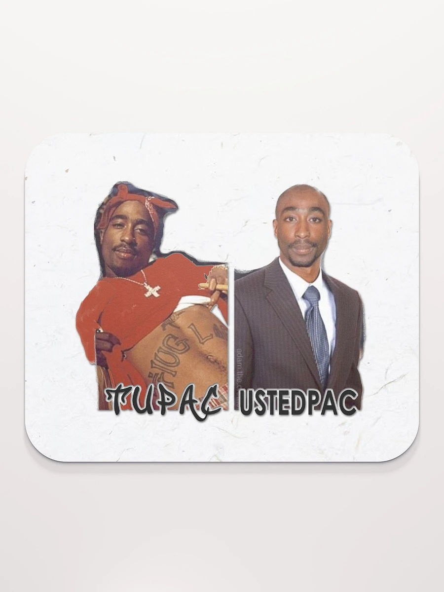 Tupac vs Ustedpac Mousepad product image (3)