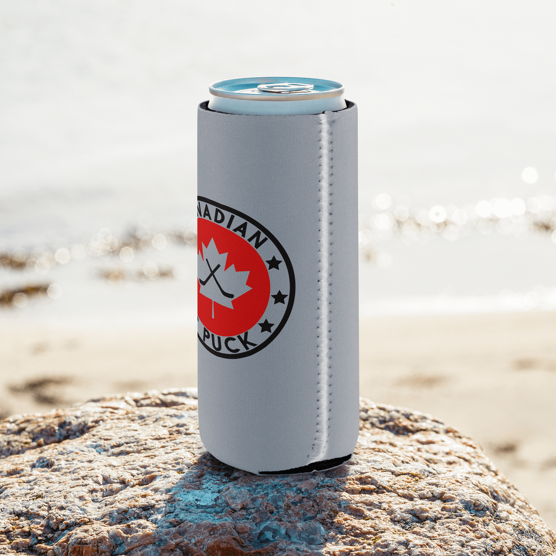 Canadian as Puck Can koozie product image (17)