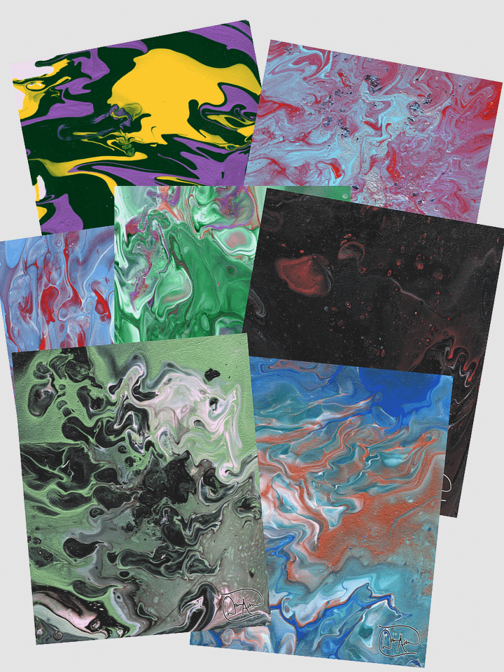 Fluid Acrylic High-Res Signed Art Digital Download Pack product image (1)