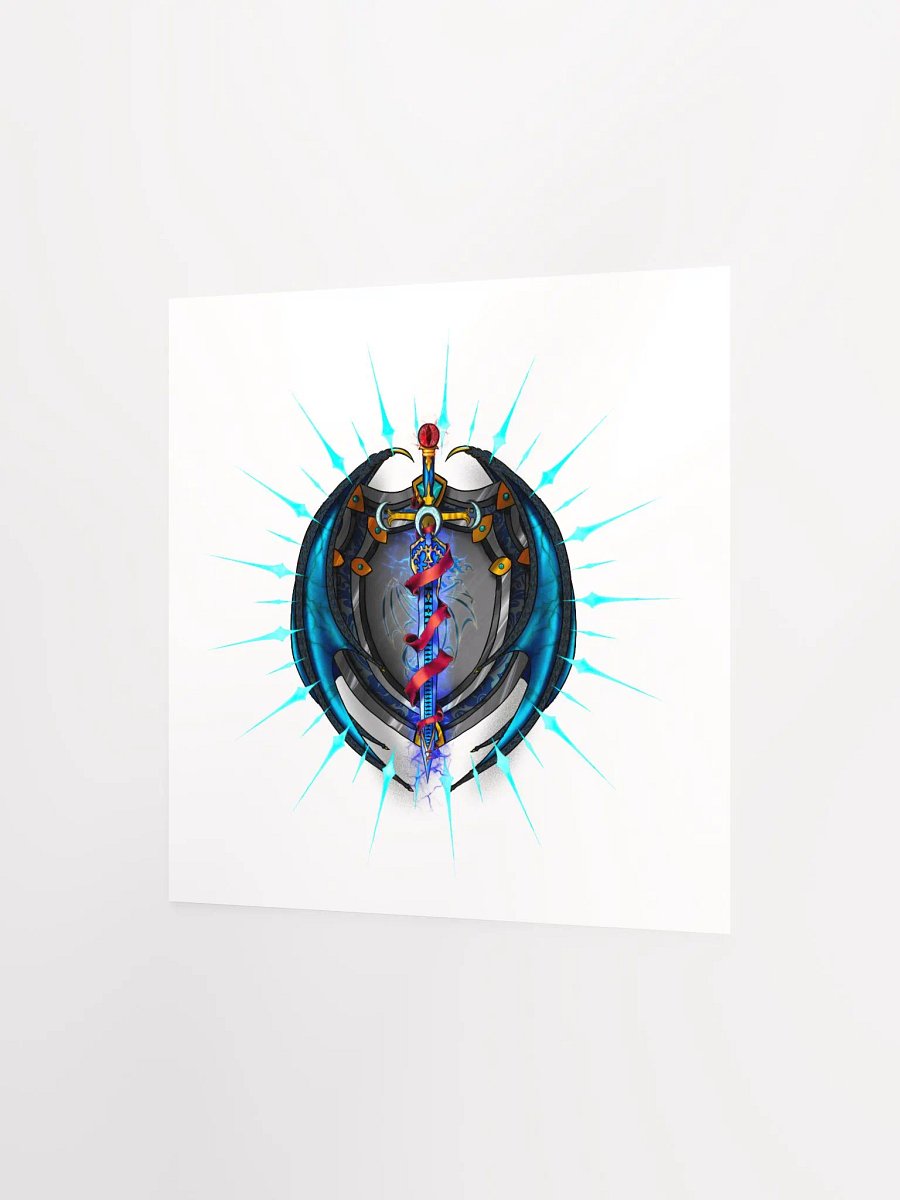 Azure Vice Commander Crest Print product image (2)