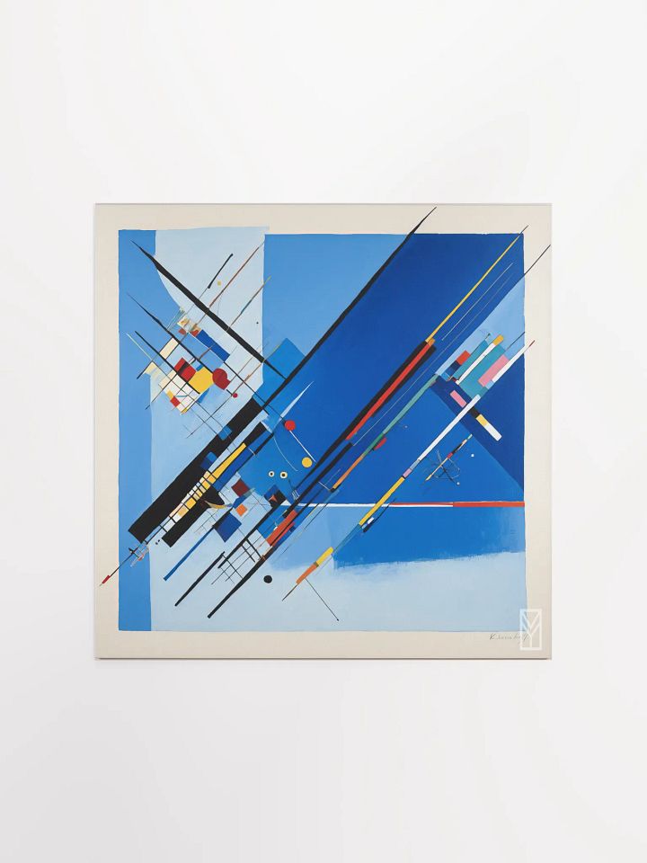 Poster Digital Error in Blue product image (1)