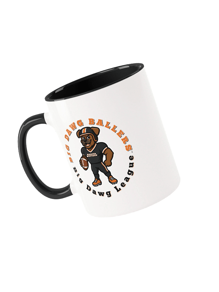 WooferMutter™ Ballers Be Ballin Football Mug - Boxer Dawg product image (5)