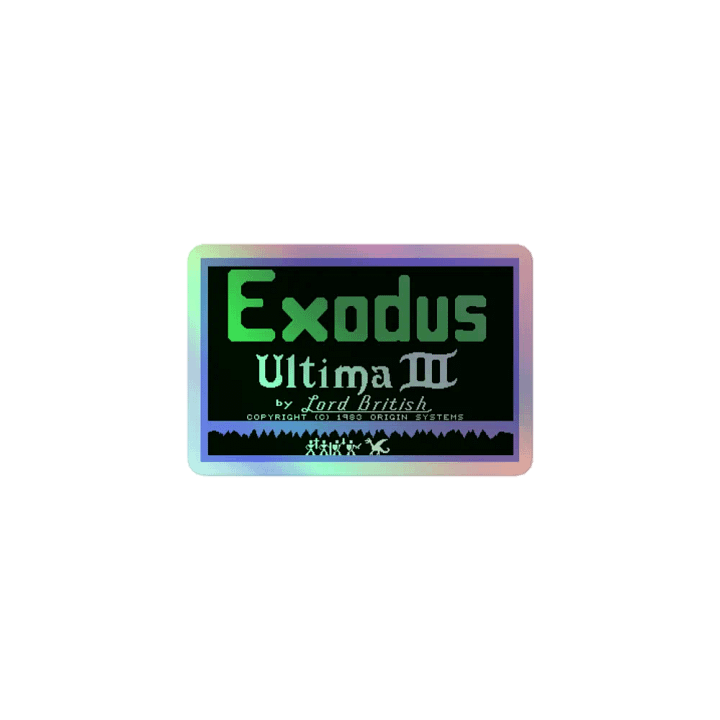 Ultima III Holographic Sticker Sheet product image (1)