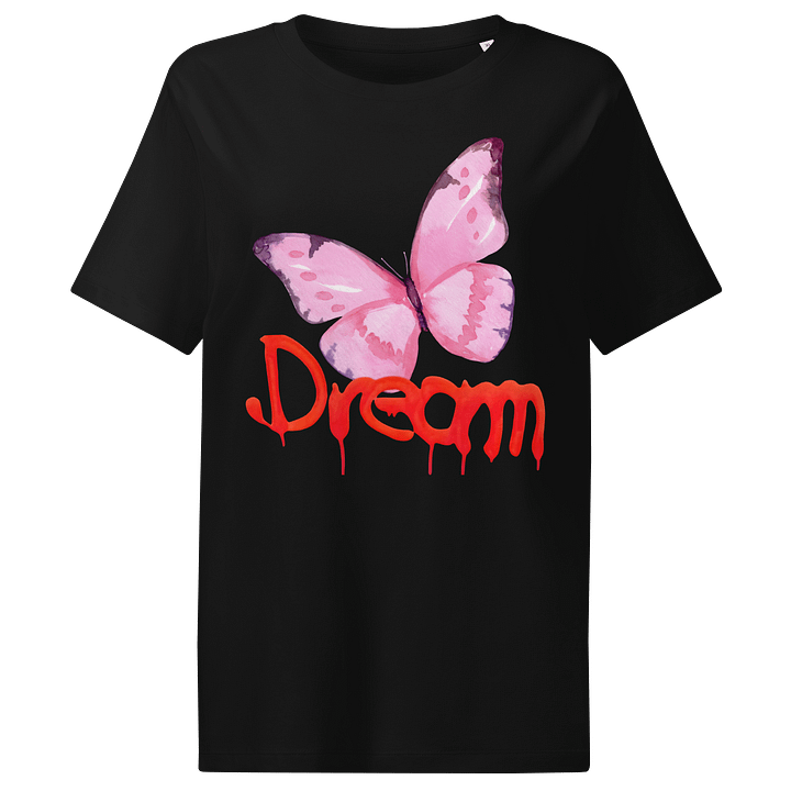 Women's T-Shirt Butterfly Stanley/Stella Organic Ribbed Neck Shirt product image (1)