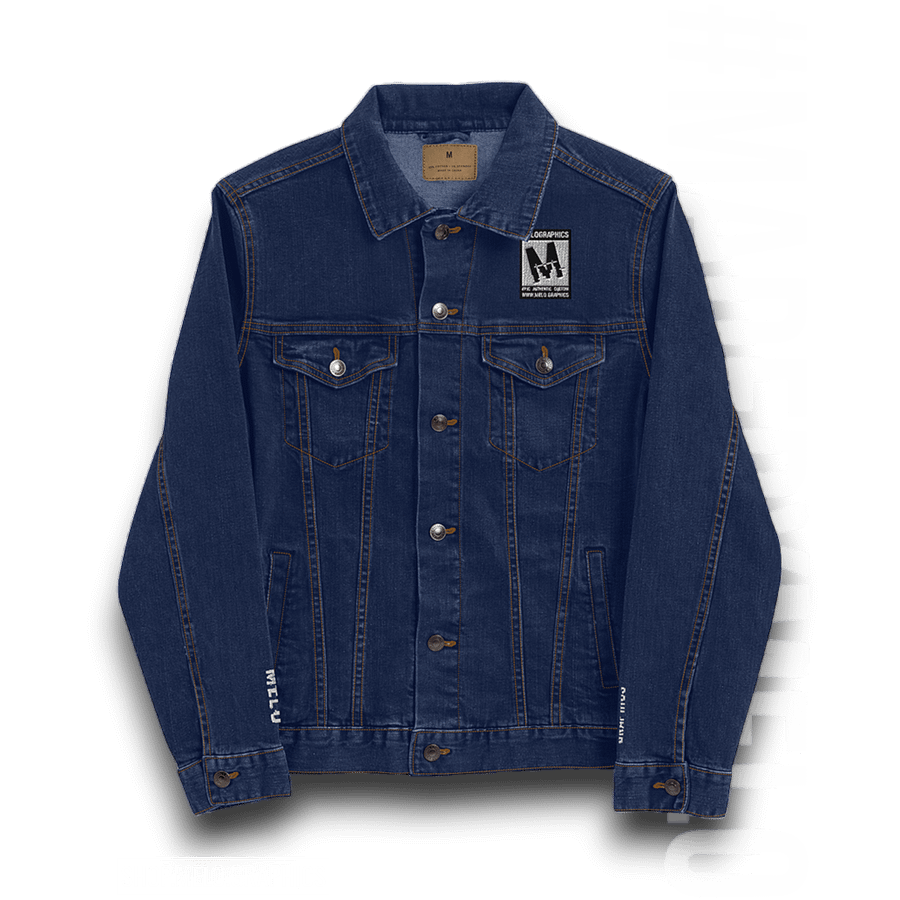 Rated M: White Stitched - Denim Jacket | #MadeByMELO product image (3)