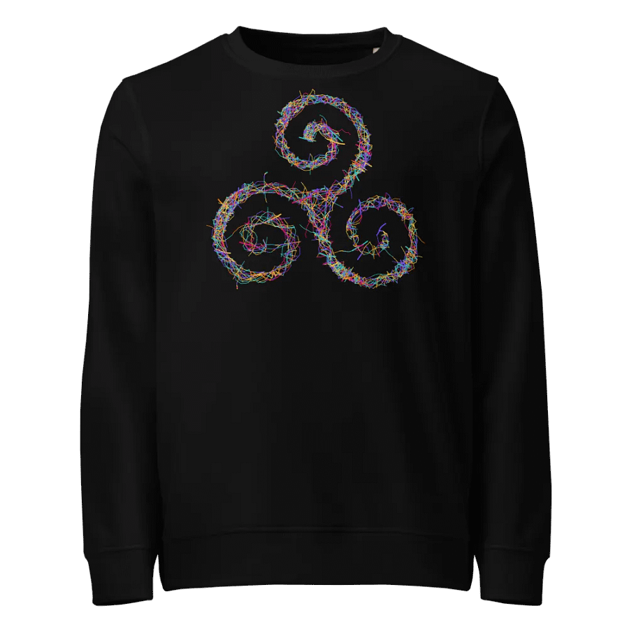 Pixelated Symmetry Organic Sweatshirt product image (1)