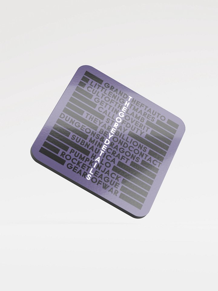 Variety is the Spice of Life - Glossed Cork Coaster product image (1)