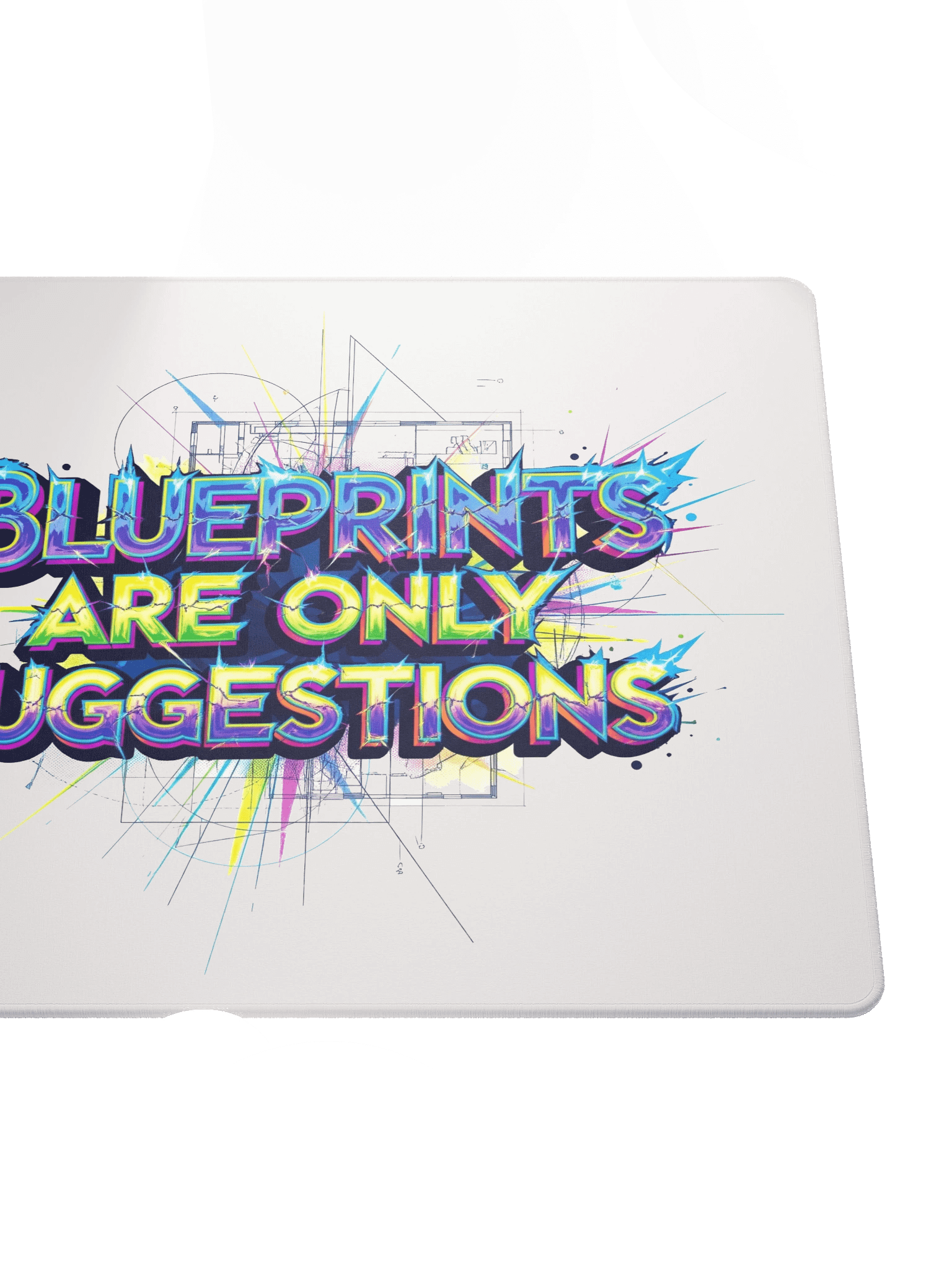 Blueprints Are Only Suggestions Gaming Mouse Pad product image (9)