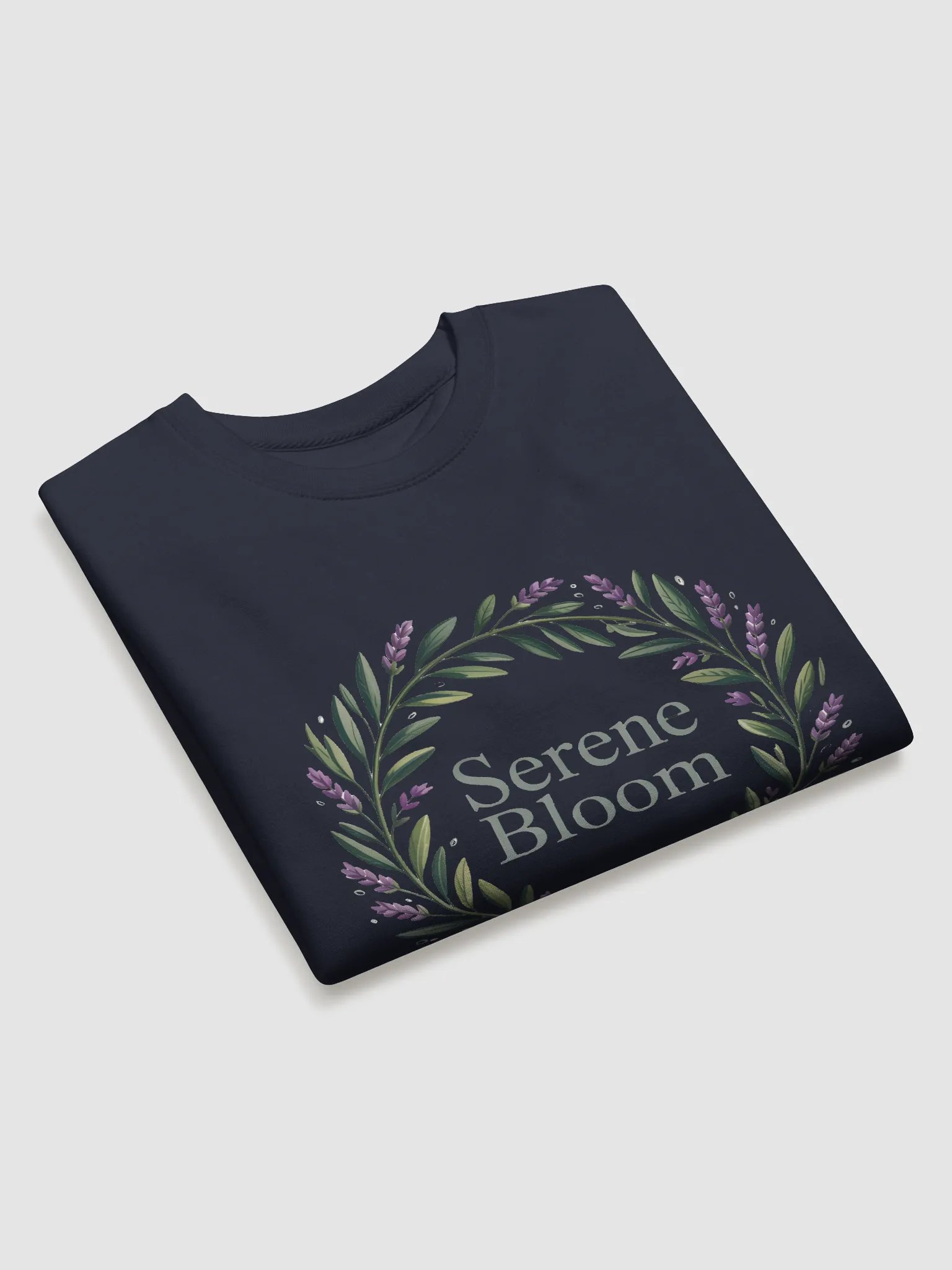 Serene Bloom: Premium Cotton Sweatshirt product image (3)