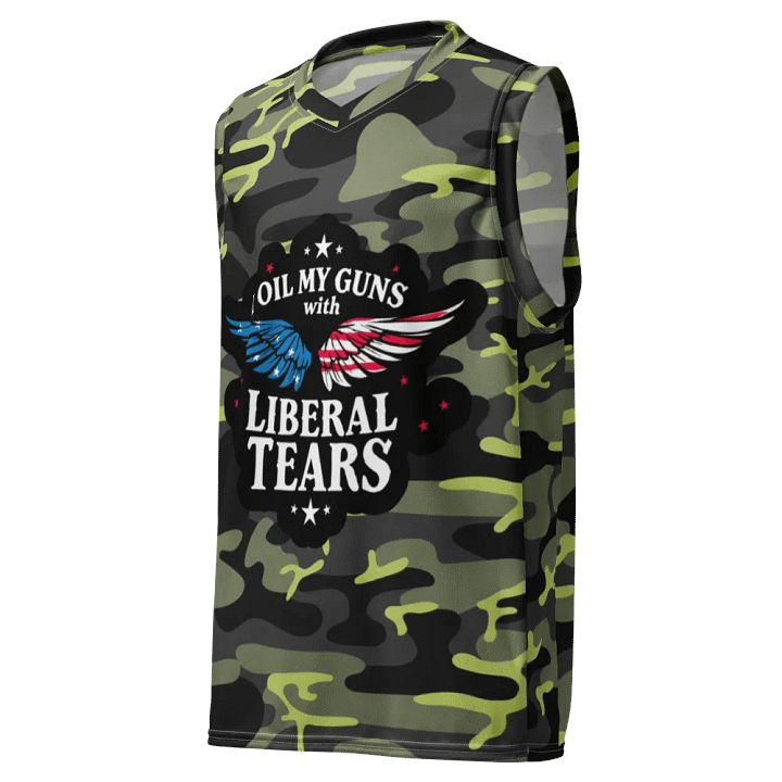 Basketball Jersey: Liberal Tears Gun Oil product image (2)