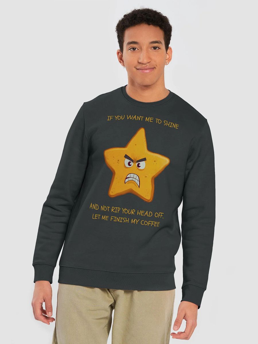 Angry Star Coffee Lover classic Sweatshirt product image (7)