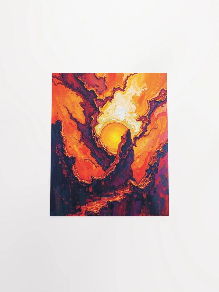 Radiant Sunburst Matte Poster product image (9)