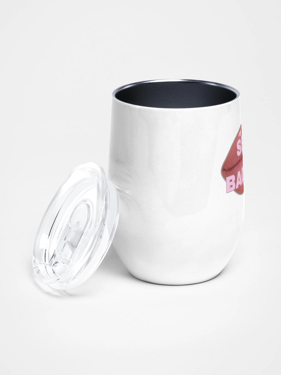 Glossy SexyBaddies Lips Wine Tumbler product image (2)