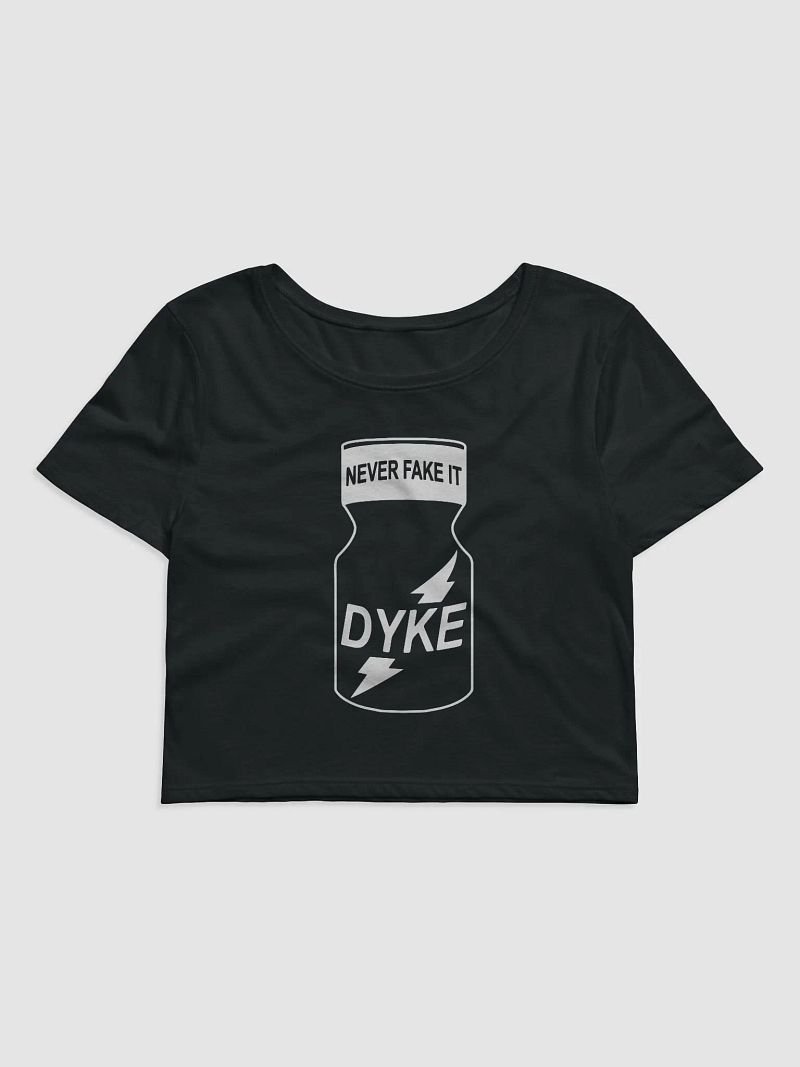Dyke Poppers Cropped Tee 👃 Black