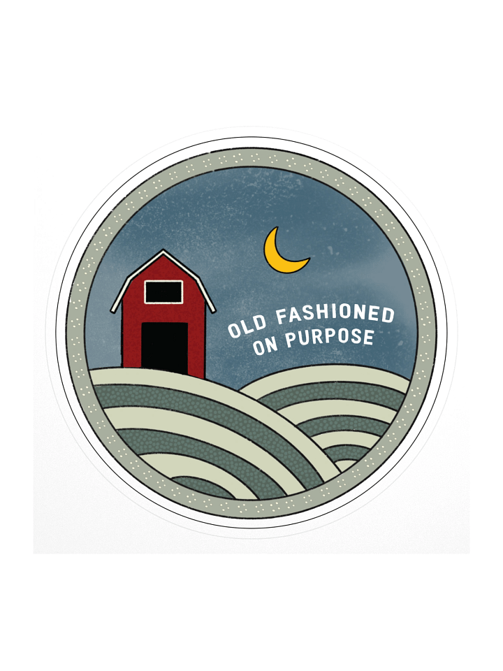 Old Fashioned on Purpose Sticker product image (1)