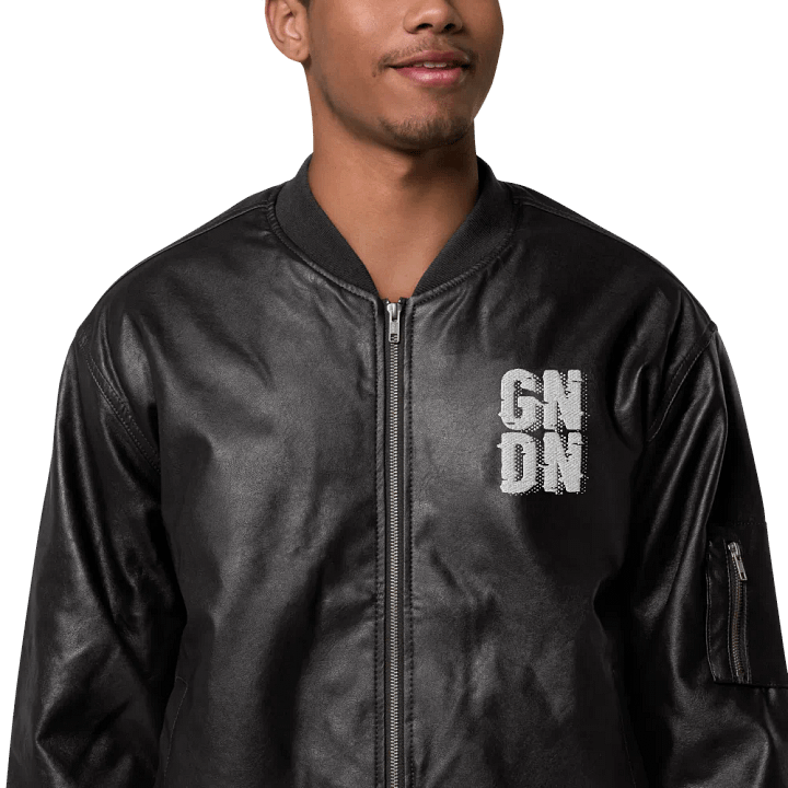 GNDN Leather Bomber Jacket product image (1)