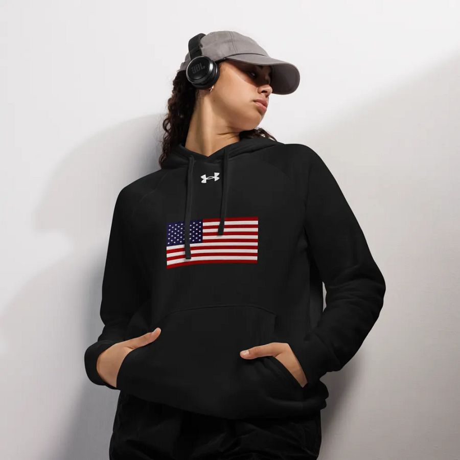 US Flag Unisex Under Armour Hoodie product image (12)