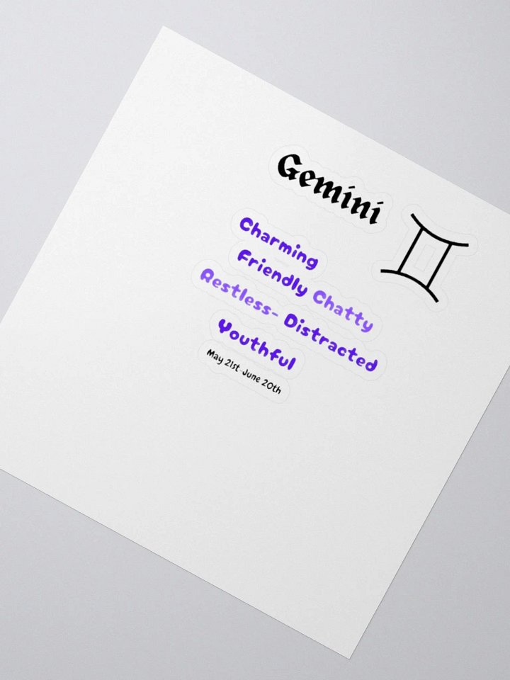 Gemini Stickers product image (5)