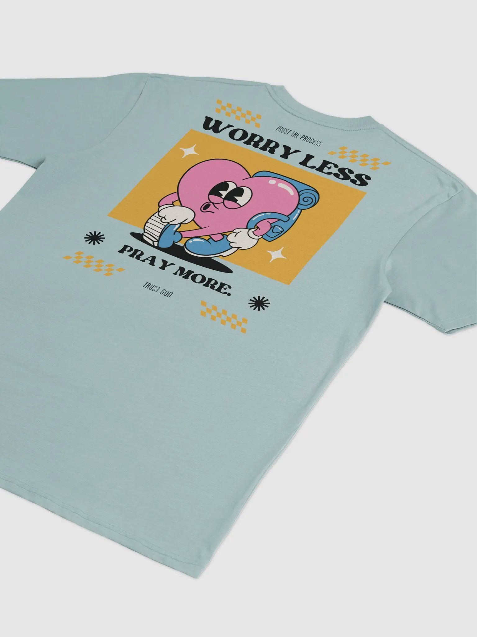BlackSheep - Pray More Worry less FIT Shirt product image (4)