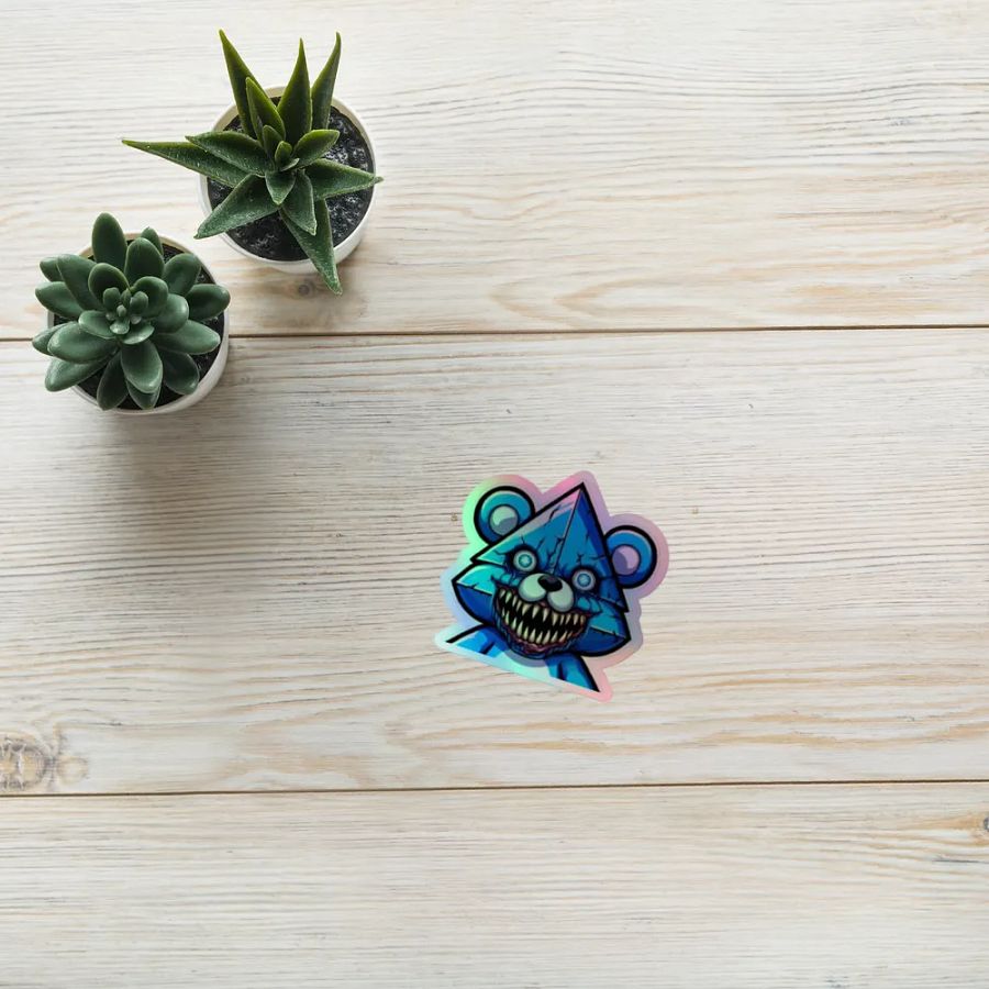 Fierce Bear Holographic Sticker Sheet product image (10)