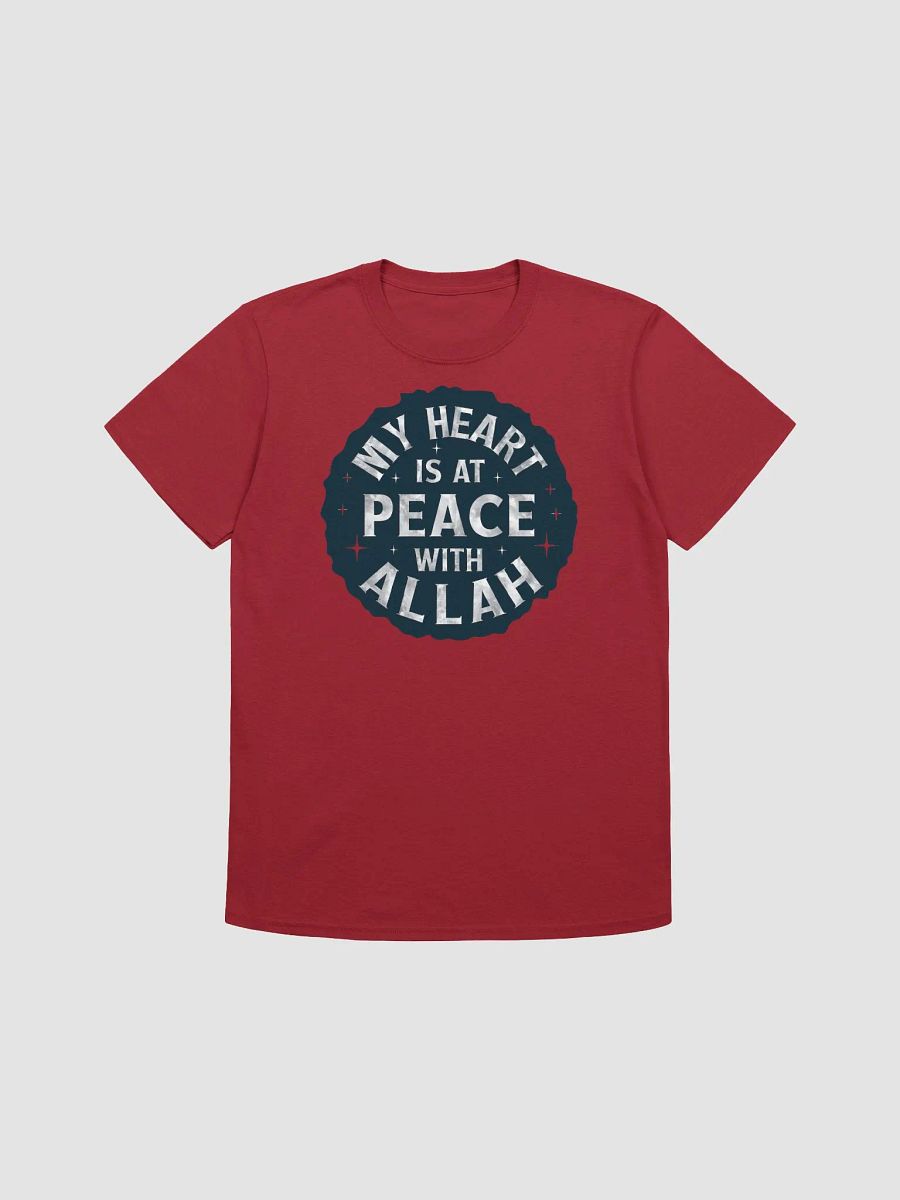 My Heart is at Peace with Allah - Tranquil and Spiritual Graphic Tee product image (1)