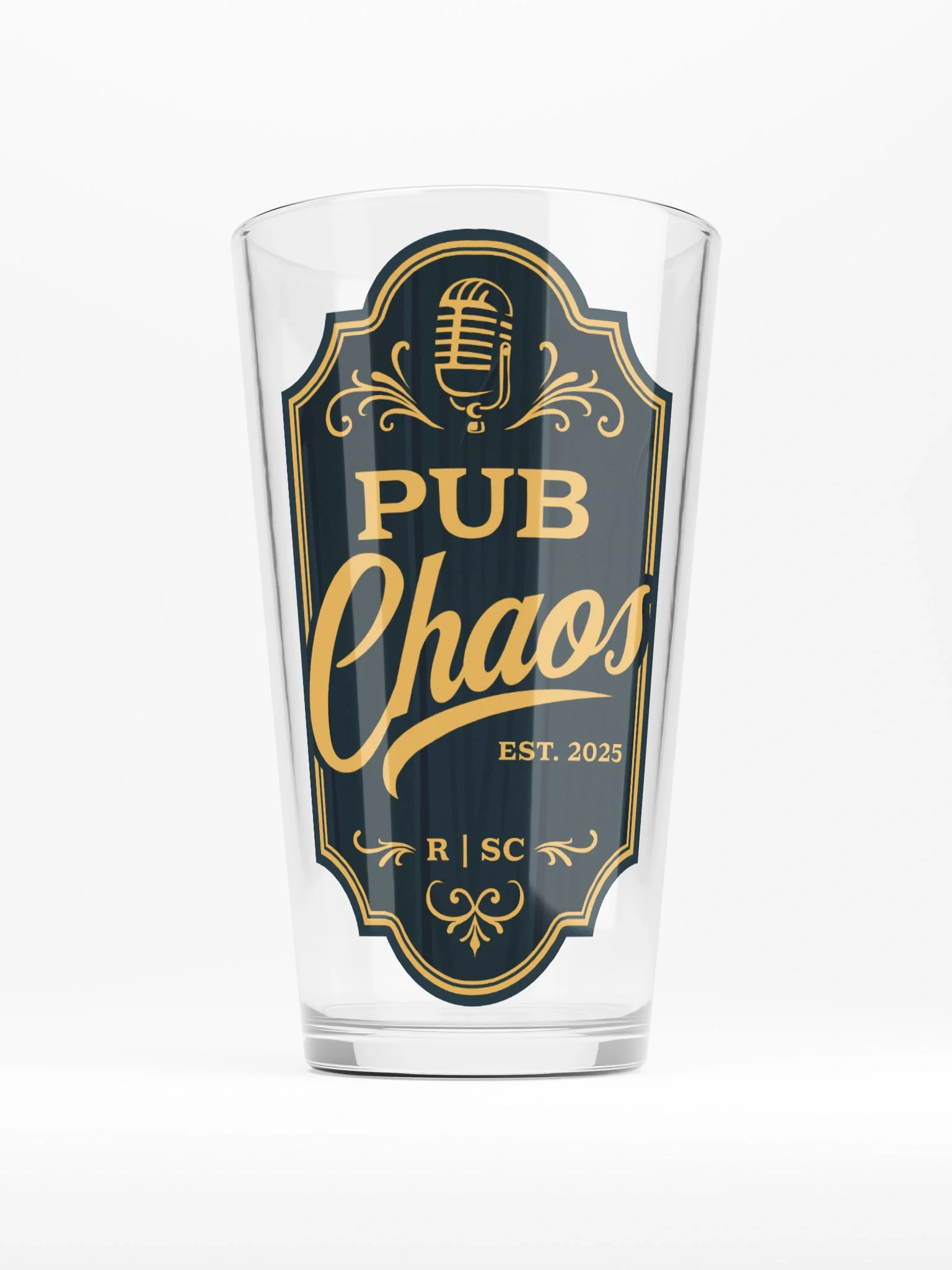 Pub Chaos Shaker Pint Glass product image (1)