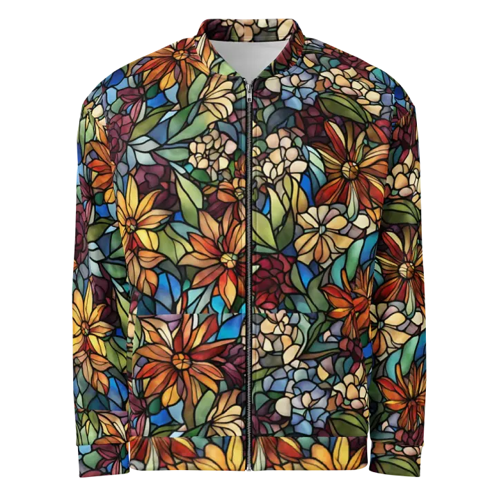 Phantasmagorical Floral Fiesta Bomber Jacket product image (1)