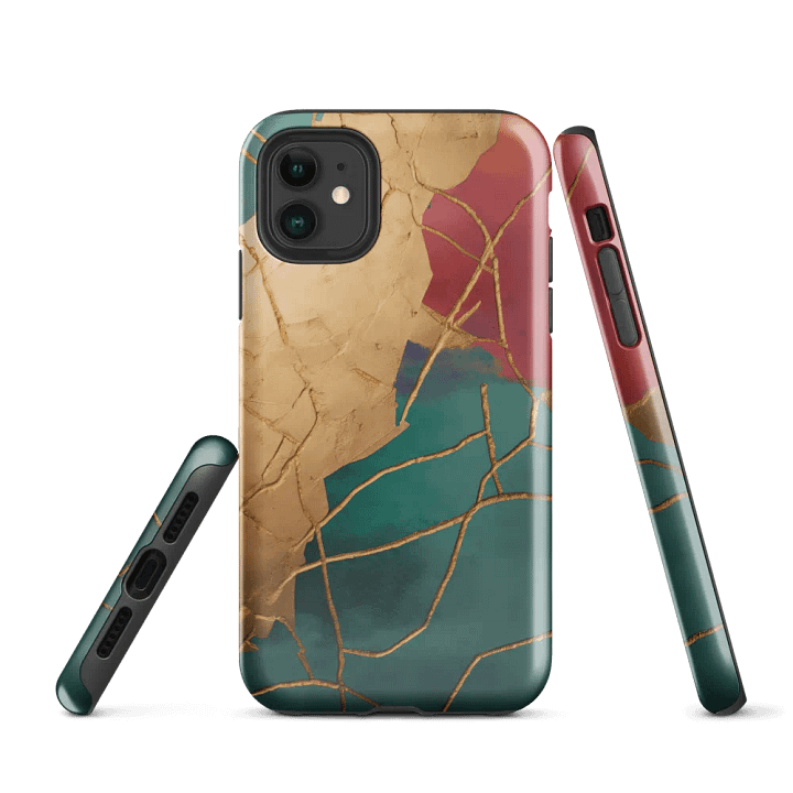Color Fusion Kintsugi Tough iPhone Case product image (1)