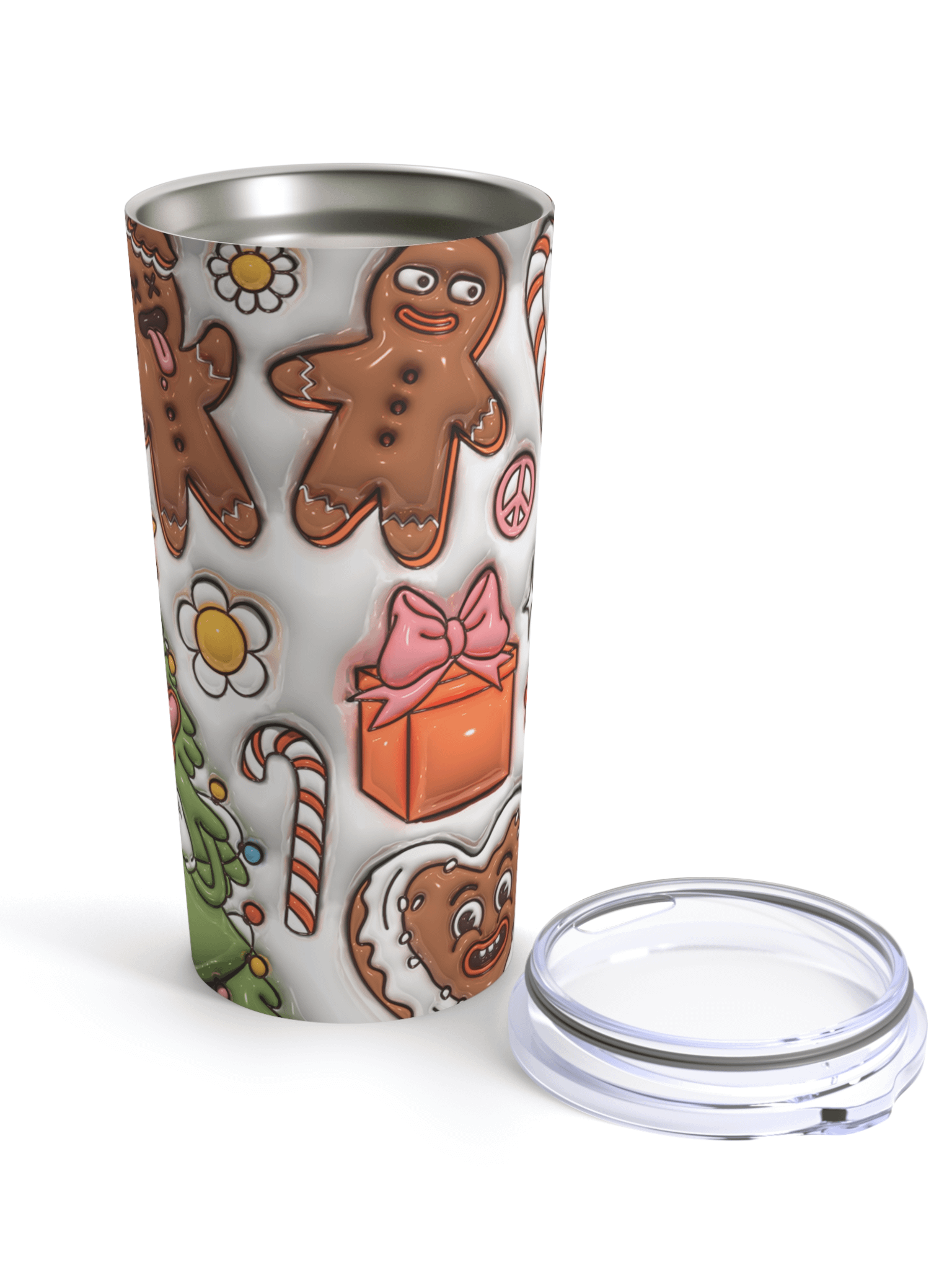 Ginger Retro Holiday Stainless Steel Tumbler product image (6)