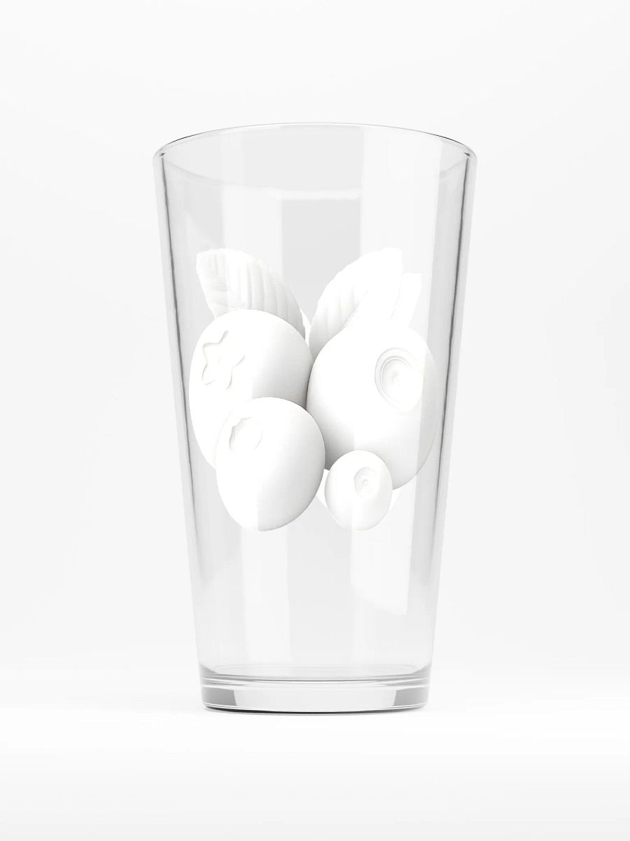 White Blueberries Pint Glass product image (1)