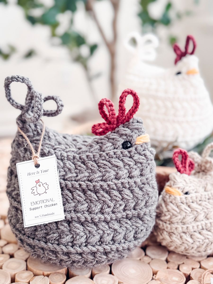 Wheat Stitch Crochet Chicken Pattern product image (6)