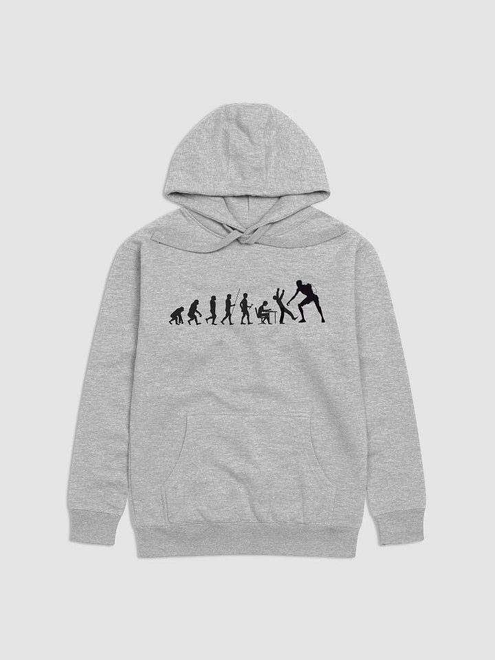 Devolution of Man, Cotton Heritage Unisex Premium Hoodie product image (1)