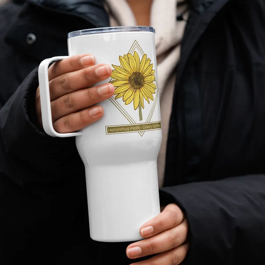 Helianthus Sunflower 25 Ounce Stainless Steel Travel Mug product image (11)