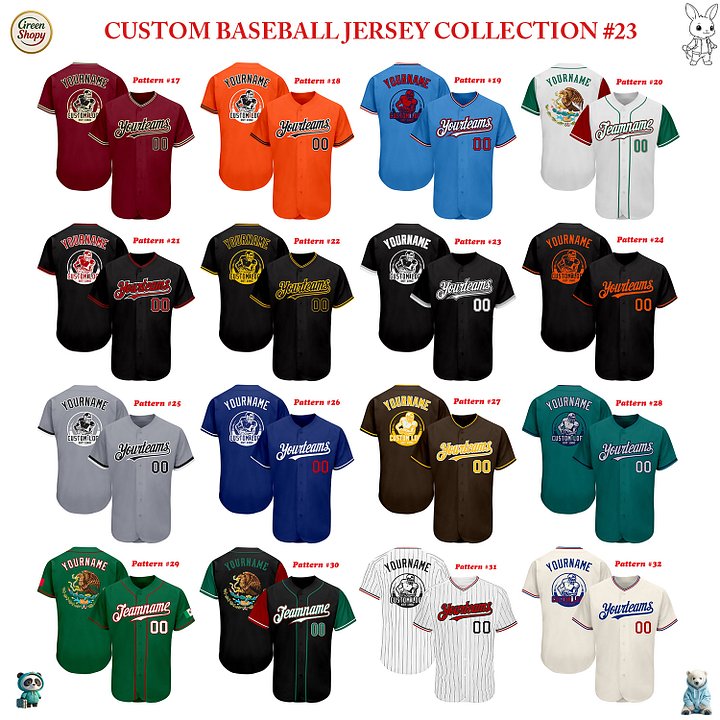 Authentic Baseball Jersey, Custom Baseball Jersey, Personalized Sport Jersey, Colorful, Multi Beautiful Flowers, Number, Logo product image (2)